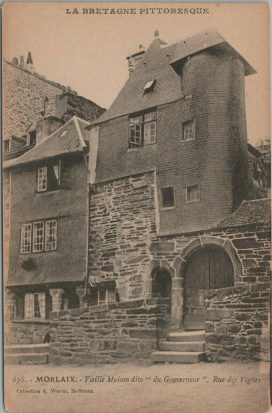 Vintage Antique Postcard: La Bretagne Pittoresque, Vieille maison dite