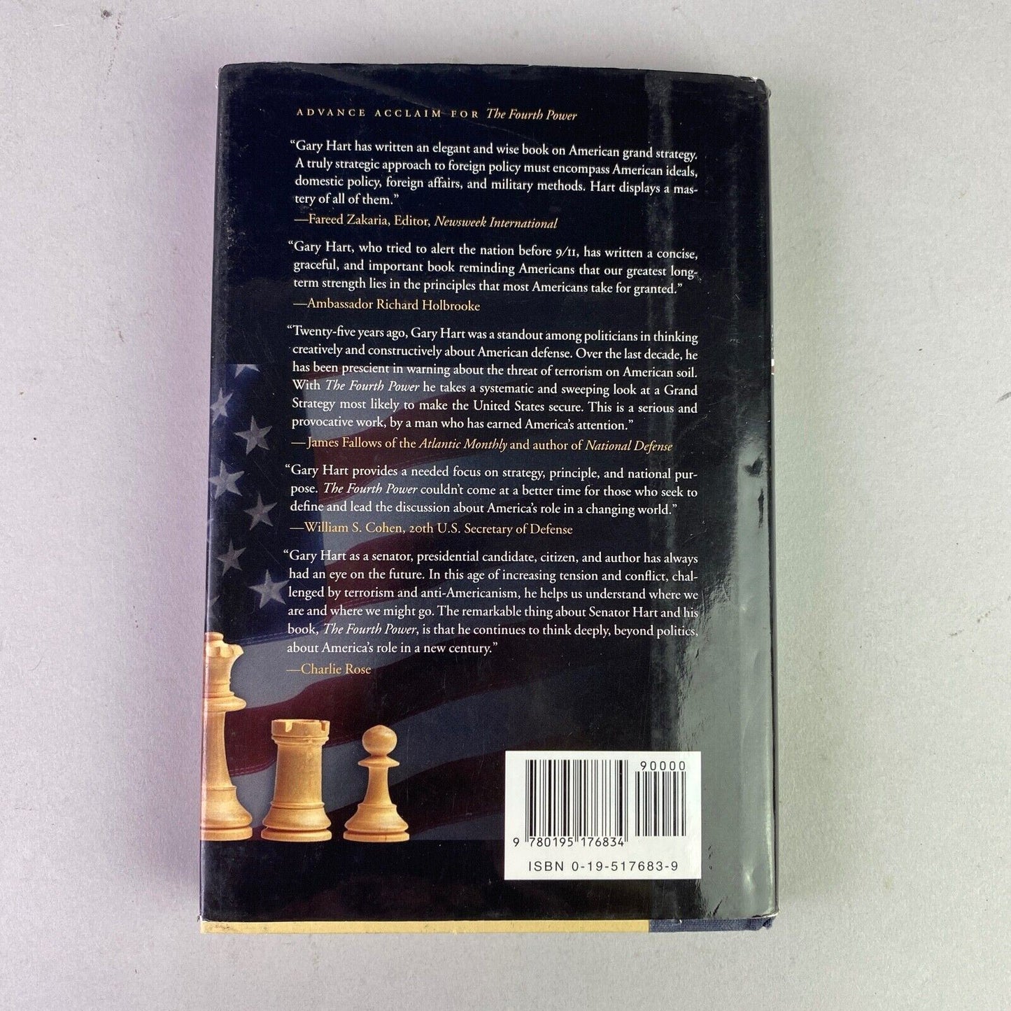 Signed - The Fourth Power: A Grand Strategy for The United States by Gary Hart