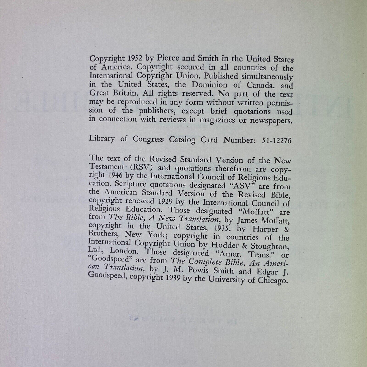 Interpreter's Bible Volume: VIII The Gospel According to St. Luke, St. John