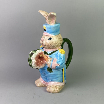 Anthropomorphic Bunny Rabbit Water Pitcher by Hallgem Corp