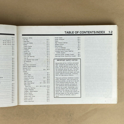 1990 Ford Taurus/Sable Electrical and Vacuum Trouble Shooting Manual