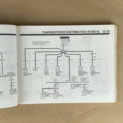 1990 Ford Taurus/Sable Electrical and Vacuum Trouble Shooting Manual