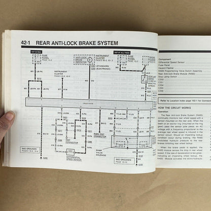 1990 Ford Aerostar Electrical and Vacuum Trouble Shooting Manual