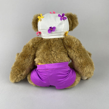 The Vermont Teddy Bear Company Jointed Bear with Bikini and Hat