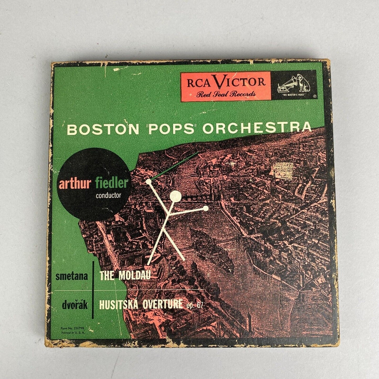 Boston Pops Orchestra RCA Victor Set of 6 Vinyl Color 45s