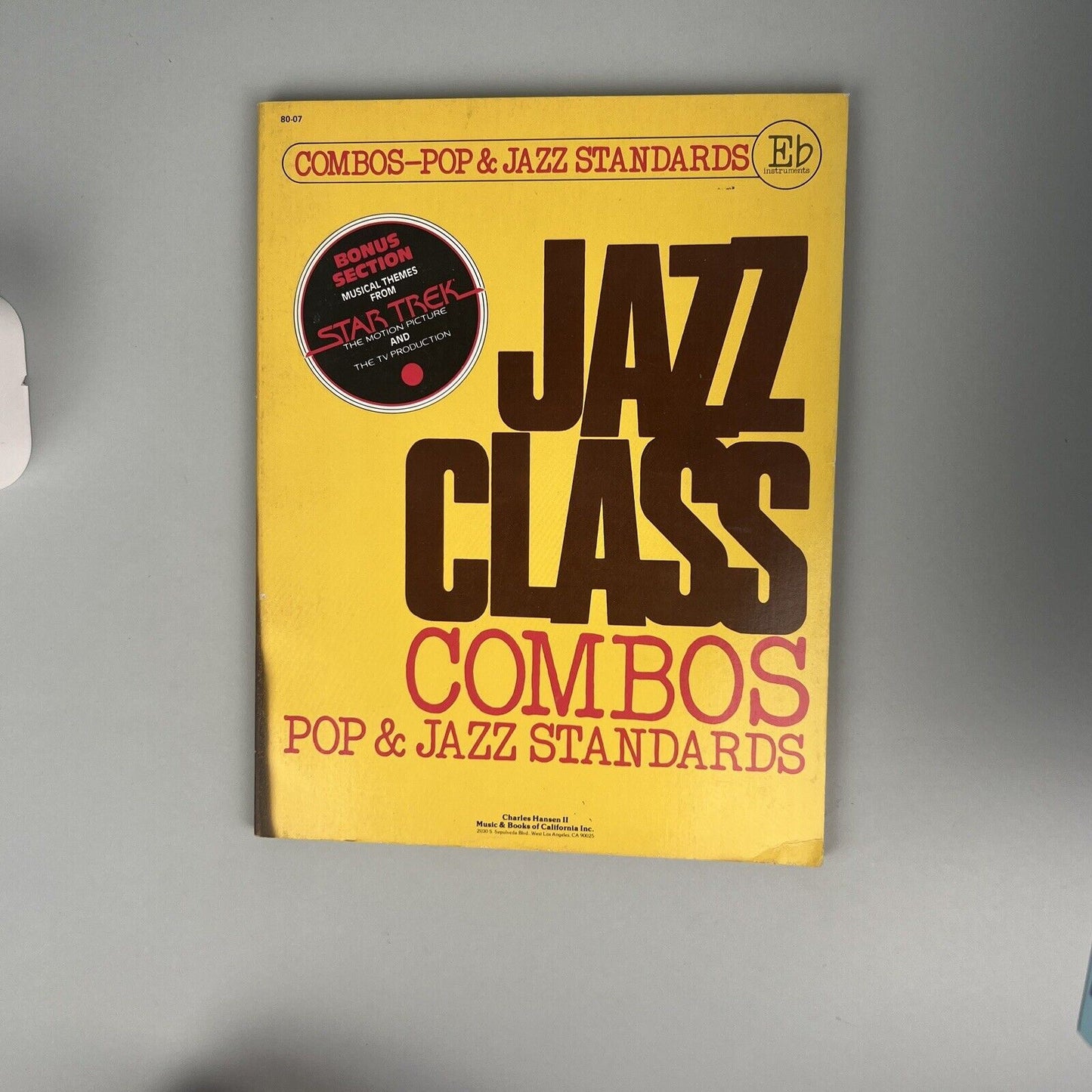 Jazz Class Combos and Pop Jazz Standards Star Trek Bonus-126 Pages