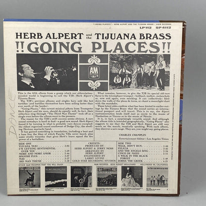 Herb Alpert And The Tijuana Brass ‎– !!Going Places!!: 1965 LP (Latin Jazz)