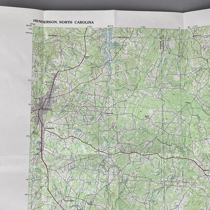 USGS Topographic Map 1986 Survey 30"x60" NC Hendersonville 35082-A1-TM-100