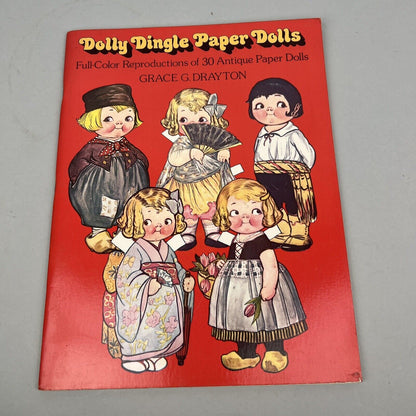 1978 Dover Pub. "Dolly Dingle Vintage Paper Dolls" Uncut Book