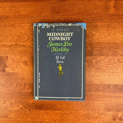 MIDNIGHT COWBOY 1965 Hardcover DJ Book Club Edition James Leo Herlihy Joe Buck