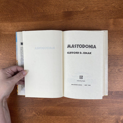 Mastodonia by Clifford D. Simak (1978, Hardcover, BCE)