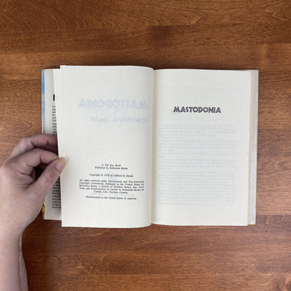 Mastodonia by Clifford D. Simak (1978, Hardcover, BCE)