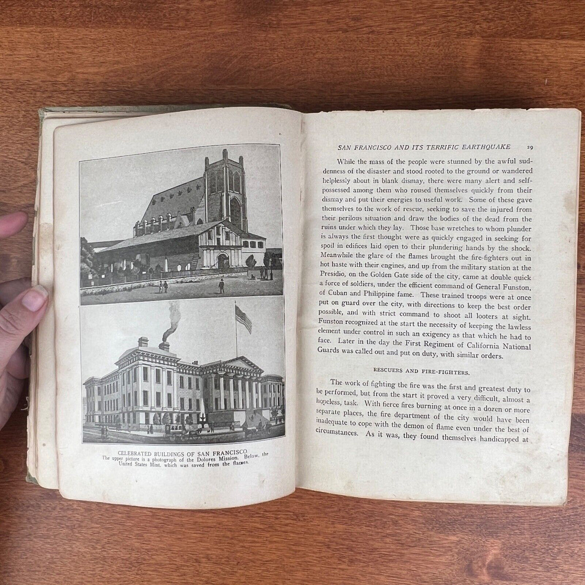 1906 Antique, The San Francisco Calamity  Earthquake & Fire by Charles Morris