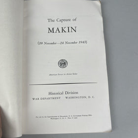 The Capture of Making, 1946 Historical Division of U.S. War Department