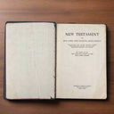 Vintage Copy of the Bible - New Testament - Large Print