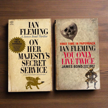 James Bond 007 Books by Ian Fleming You Only Live Twice, Her Majesty