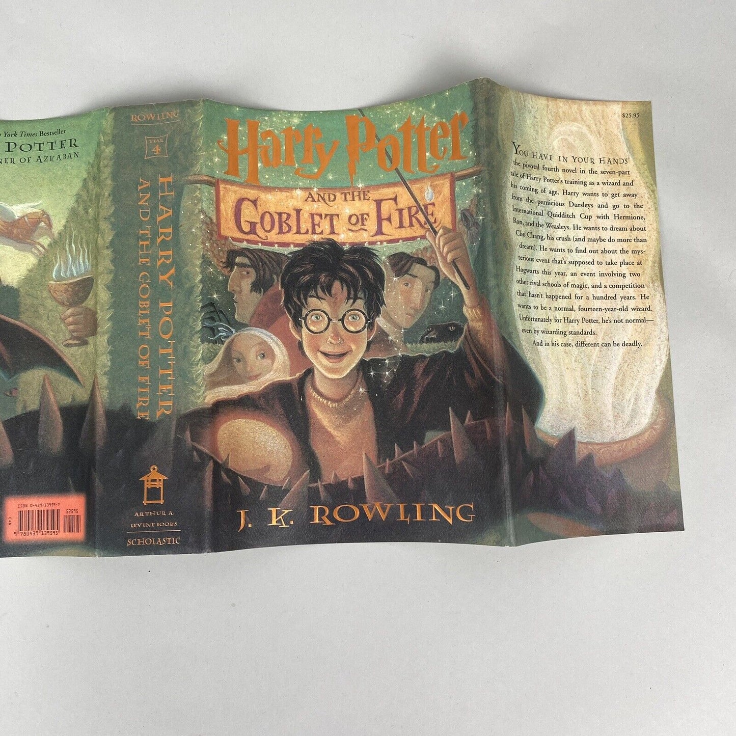 Harry Potter and the Goblet of Fire by J.K. Rowling, First American Edition 2000