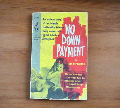 No Payment Down by John McPartland 1957 Paperback