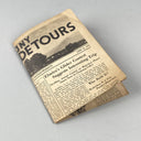 June 15 1933 SOCONY Paper and Map NEW YORK (Tours and Detours) Ephemera