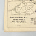 June 15 1933 SOCONY Paper and Map NEW YORK (Tours and Detours) Ephemera