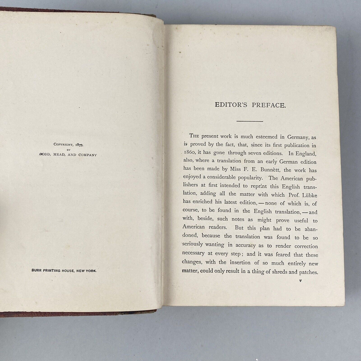 Outlines of the History of Art by Wilhelm Lubke Volume I. published in 1877