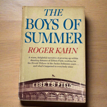 The Boys of Summer by Roger Kahn 1972 Hard Book/Dust Jacket, First Edition