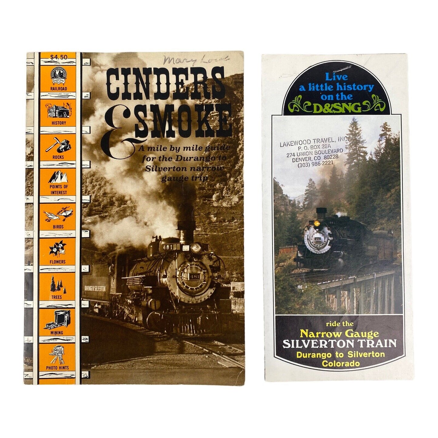 Cinders and Smoke: A Mile by Mile Guide for Durango to Silverton narrow gauge