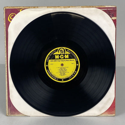 Joni James sings songs by Jerome Kern and songs by H. Warren, vinyl record