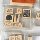 Lot of Craft Wood Block Rubber Stamps - Stampin Up, mostly unused