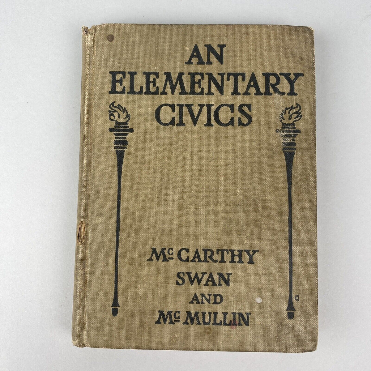 An Elementary Civics McCarthy Swan and McMullin published 1919