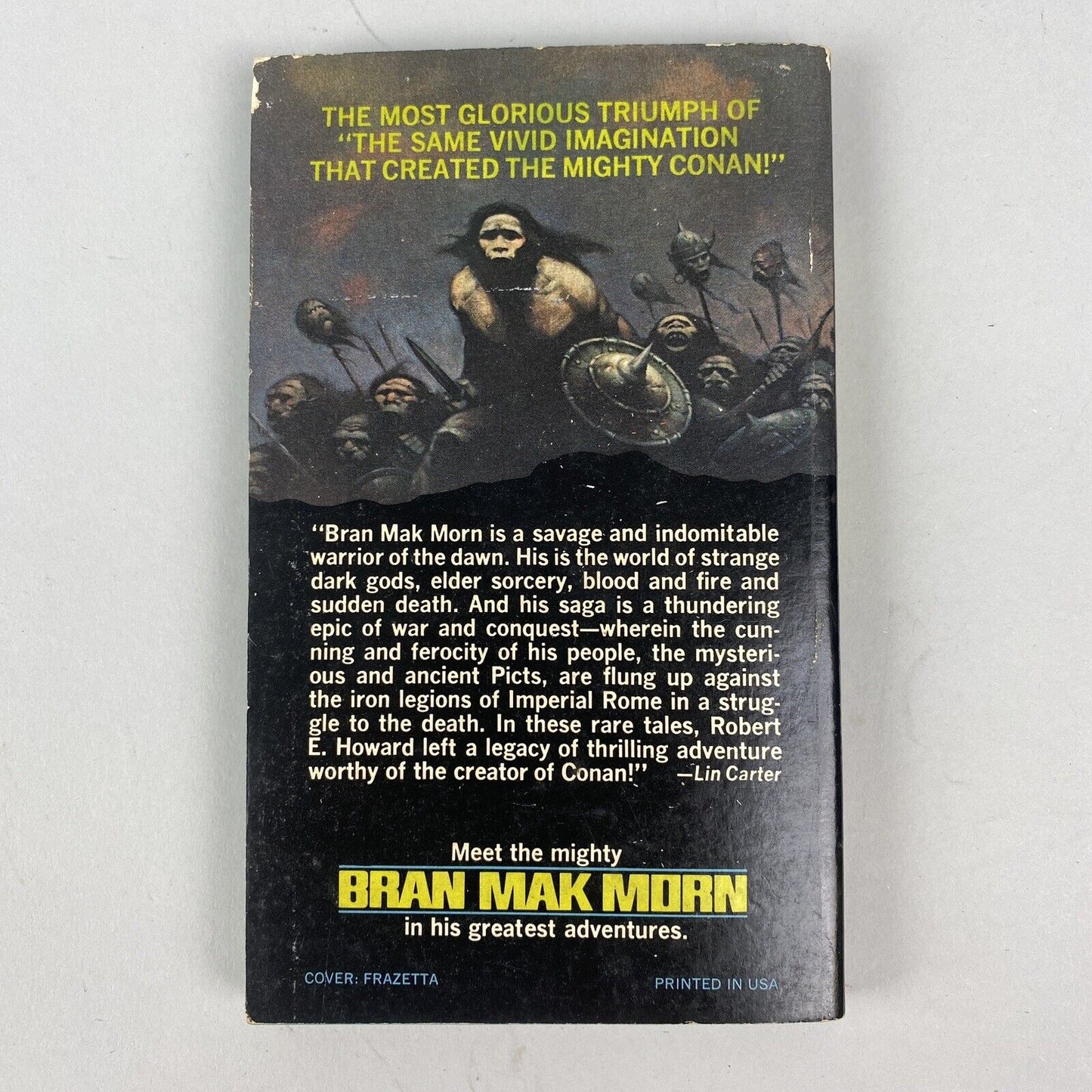 BRAN MAK MORN By Robert E. Howard Creator Of Conan 1969, Softcover