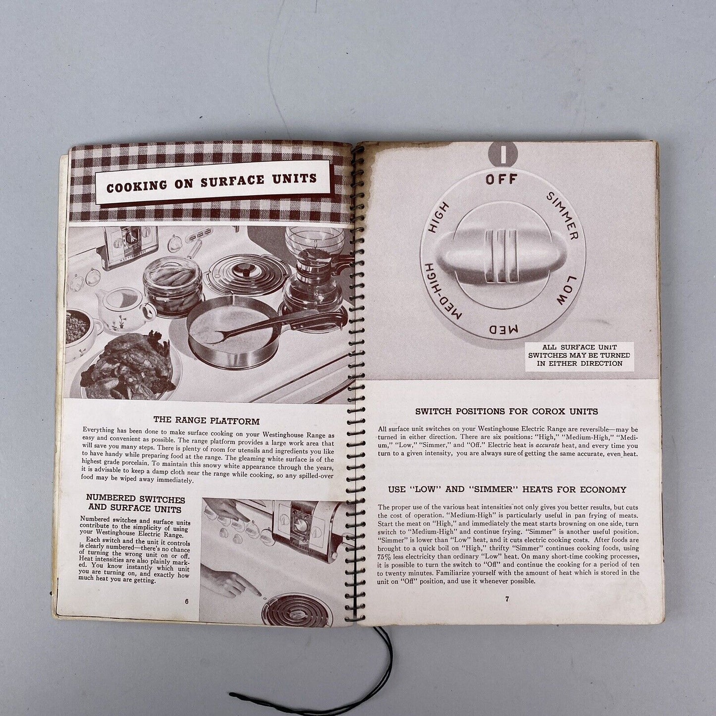 Good Things to Cook and How to Cook Them with your Westinghouse El. Range , 1940