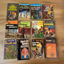 Sci-Fi PAPERBACK Book Lot (60's-70's) Sax Rohmer, Ellery Queen, Wilson Tucker...