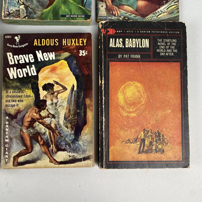 Sci-Fi PAPERBACK Book Lot (60's-70's) Sax Rohmer, Ellery Queen, Wilson Tucker...