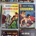 Sci-Fi PAPERBACK Book Lot (60's-70's) Sax Rohmer, Ellery Queen, Wilson Tucker...