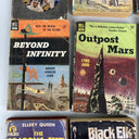 Sci-Fi PAPERBACK Book Lot (60's-70's) Sax Rohmer, Ellery Queen, Wilson Tucker...