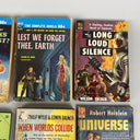 Sci-Fi PAPERBACK Book Lot (60's-70's) Sax Rohmer, Ellery Queen, Wilson Tucker...