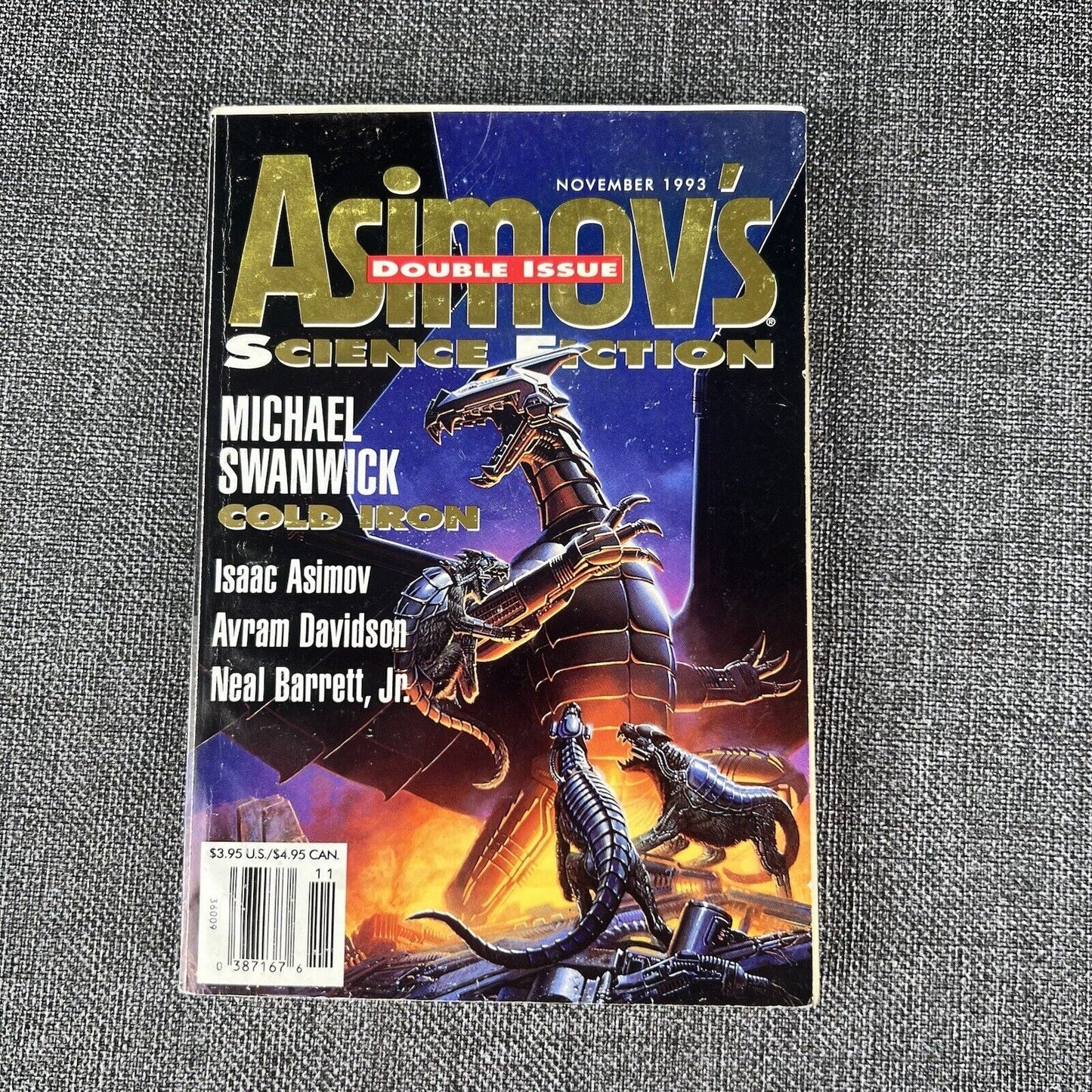 Asimov's Science Fiction Magazines Lot of 4 (1994, 1993)