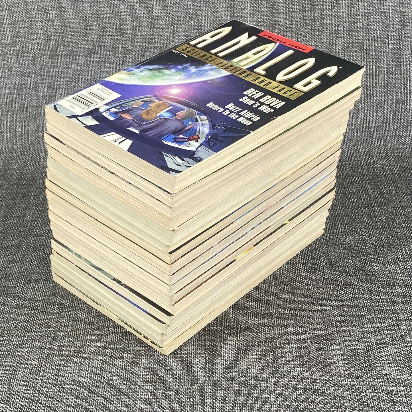 ANALOG Science Fiction Magazine Lot of 17 Asimov, George RR Martin, Darmis, etc