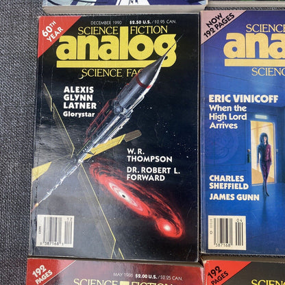 ANALOG Science Fiction Magazine Lot of 17 Asimov, George RR Martin, Darmis, etc