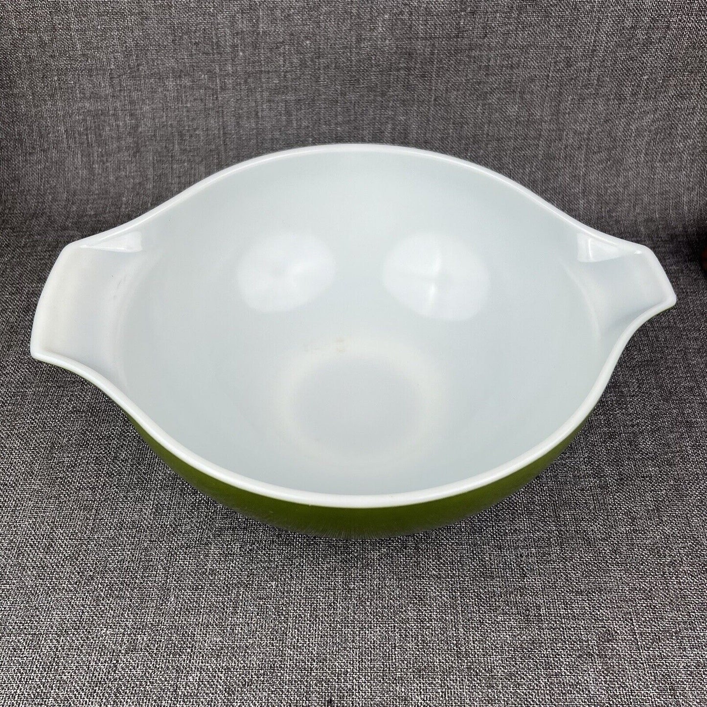 Vintage Pyrex Verde Green Cinderella Nesting Mixing Bowls 444 4 Qt