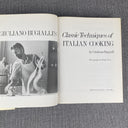 Giuliano Bugialli's Classic Techniques Of Italian Cooking Hard Cover Cook Book