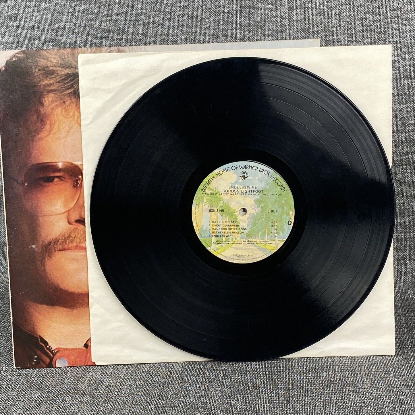 Original 1978 Gordon Lightfoot "Endless Wire" LP - Warner Bros. Records