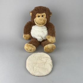 Aroma Home Monkey Plush with Microwaveable Insert Heating Pad 16"