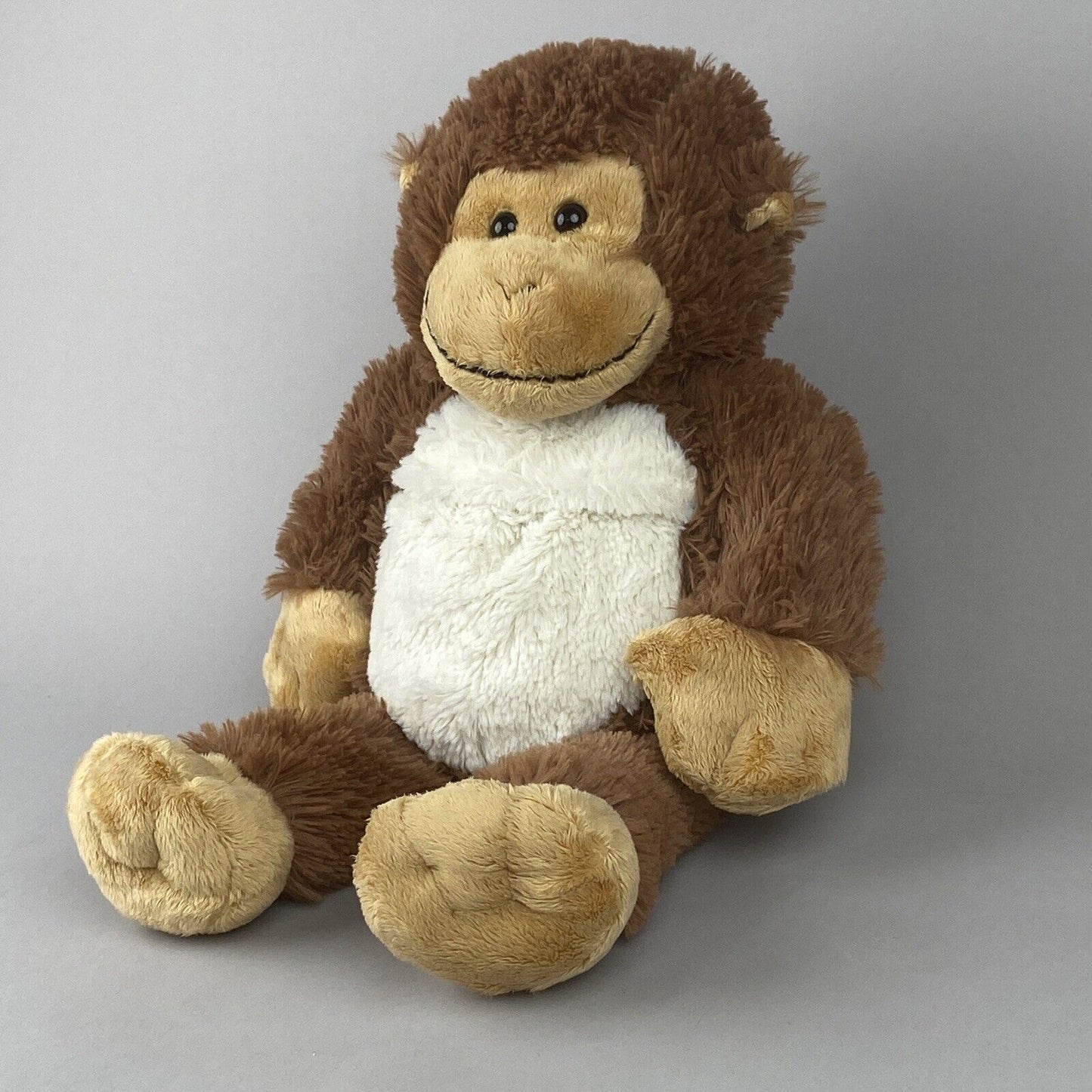 Aroma Home Monkey Plush with Microwaveable Insert Heating Pad 16"