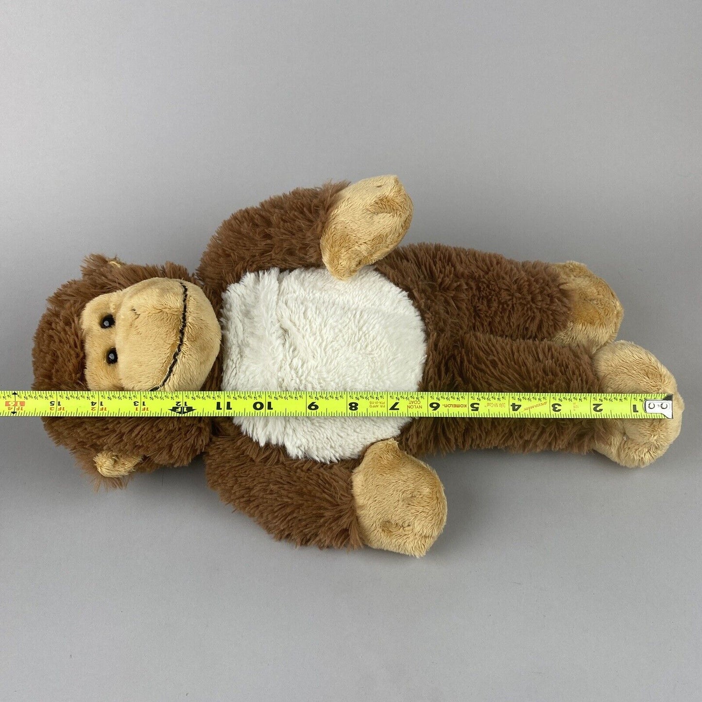 Aroma Home Monkey Plush with Microwaveable Insert Heating Pad 16"