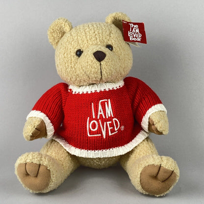 Helzberg Diamonds I Am Loved Teddy Bear W Sweater Plush Stuffed Soft 16"