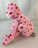 Ganz Webkinz Love Frog 8" Plush Pink w Purple & Red Hearts No Code EUC