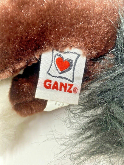 Ganz Webkinz Clydesdale Horse HM139 Plush Stuffed Animal 9" Long No Code