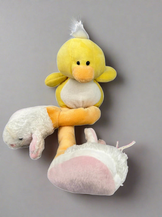 Ganz Chick with Rabbit Slippers Plush Stuffed Animal